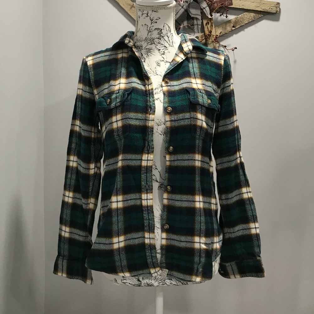 American Eagle Green Flannel